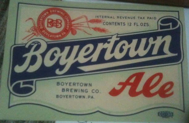 Boyertown Ale Label